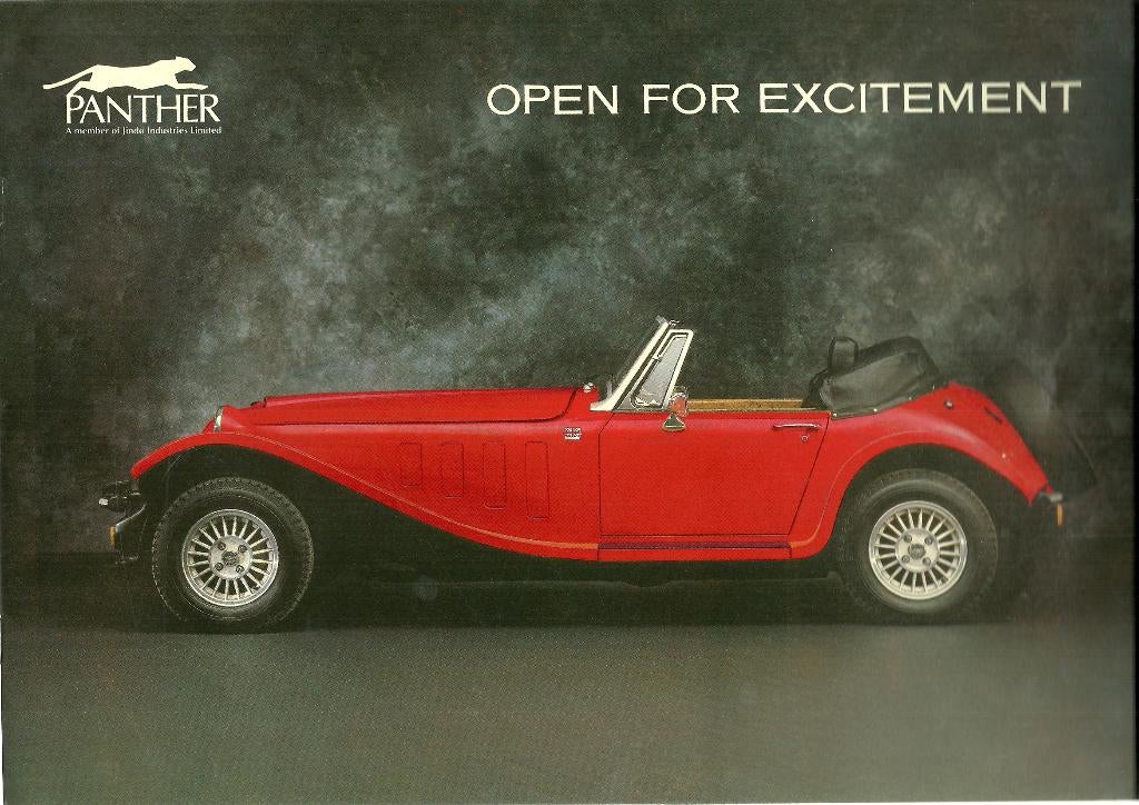 Panter Kallista cabriolet folder, Ophalen of Verzenden, Zo goed als nieuw, Overige merken