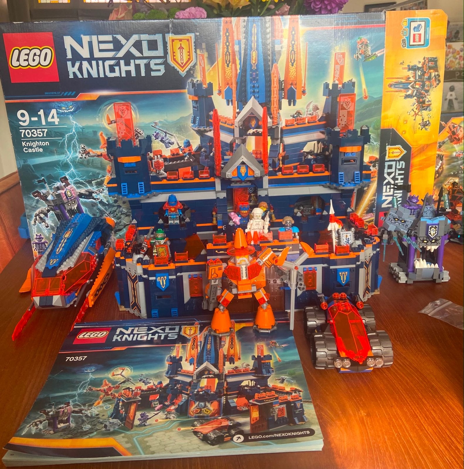 LEGO Nexo Knights Kasteel + diverse sets compleet, Ophalen, Gebruikt, Overige merken