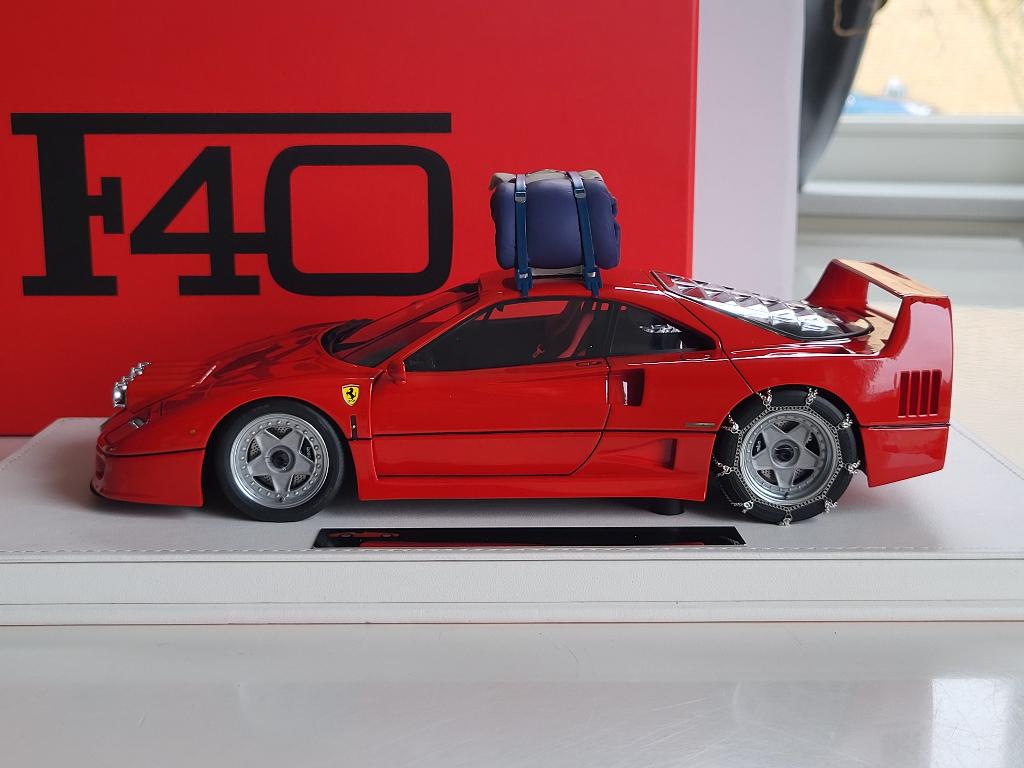 1:18 Ferrari F40 Japan Drifting 1993  BBR MR Models 1/250, BBR, Auto, Autoart, Pit Stop Models
