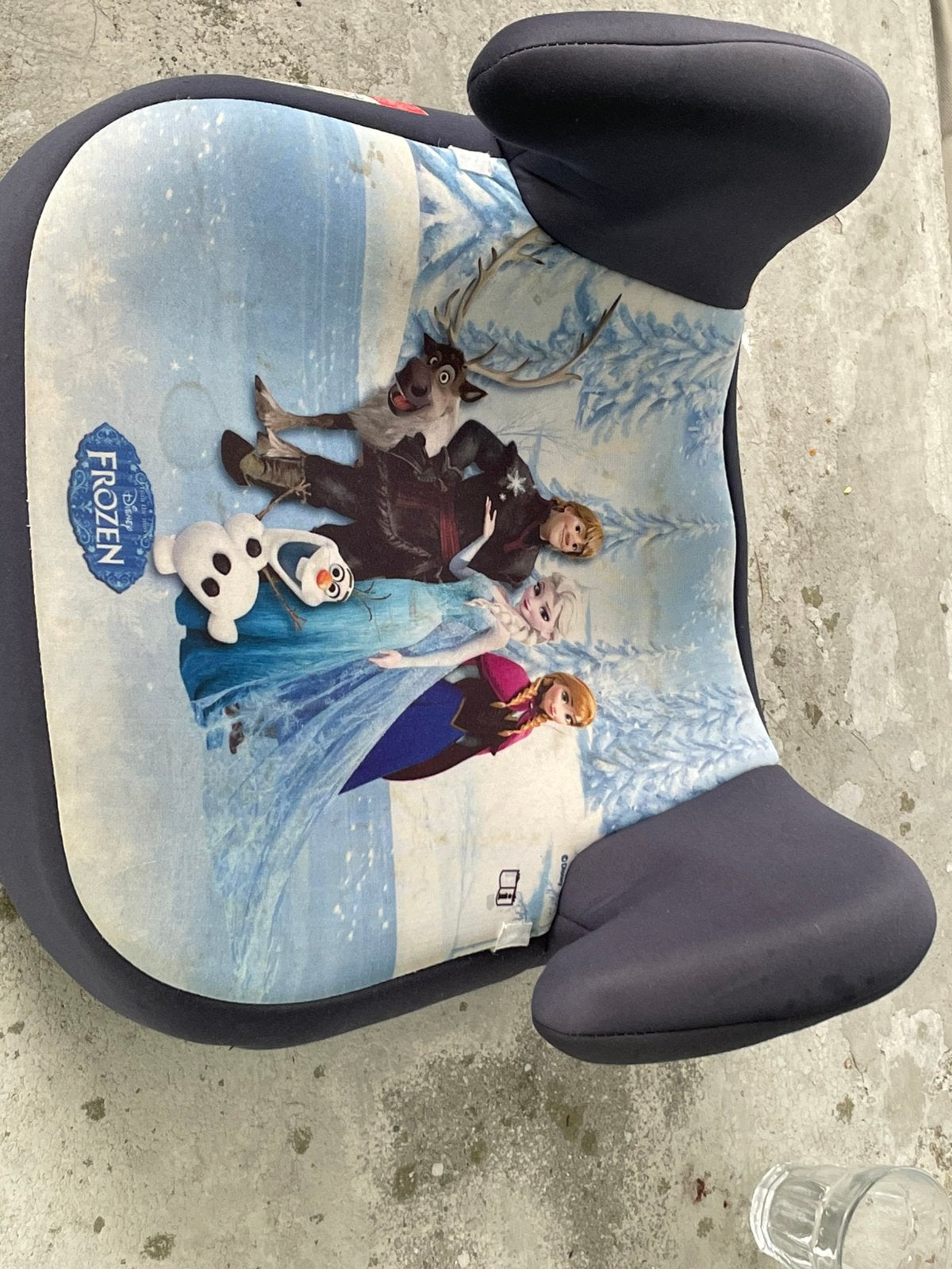 Kinderzitverhoger Disney Frozen 2 stuks, Overige merken, Autogordel of Isofix, Gebruikt, 22 t/m 36 kg