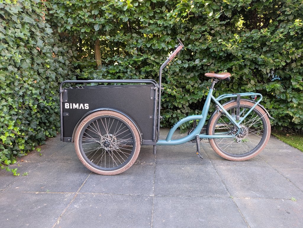 Bimas Bakfiets, 4 kinderen of meer, Gebruikt, Huif, Schijfrem