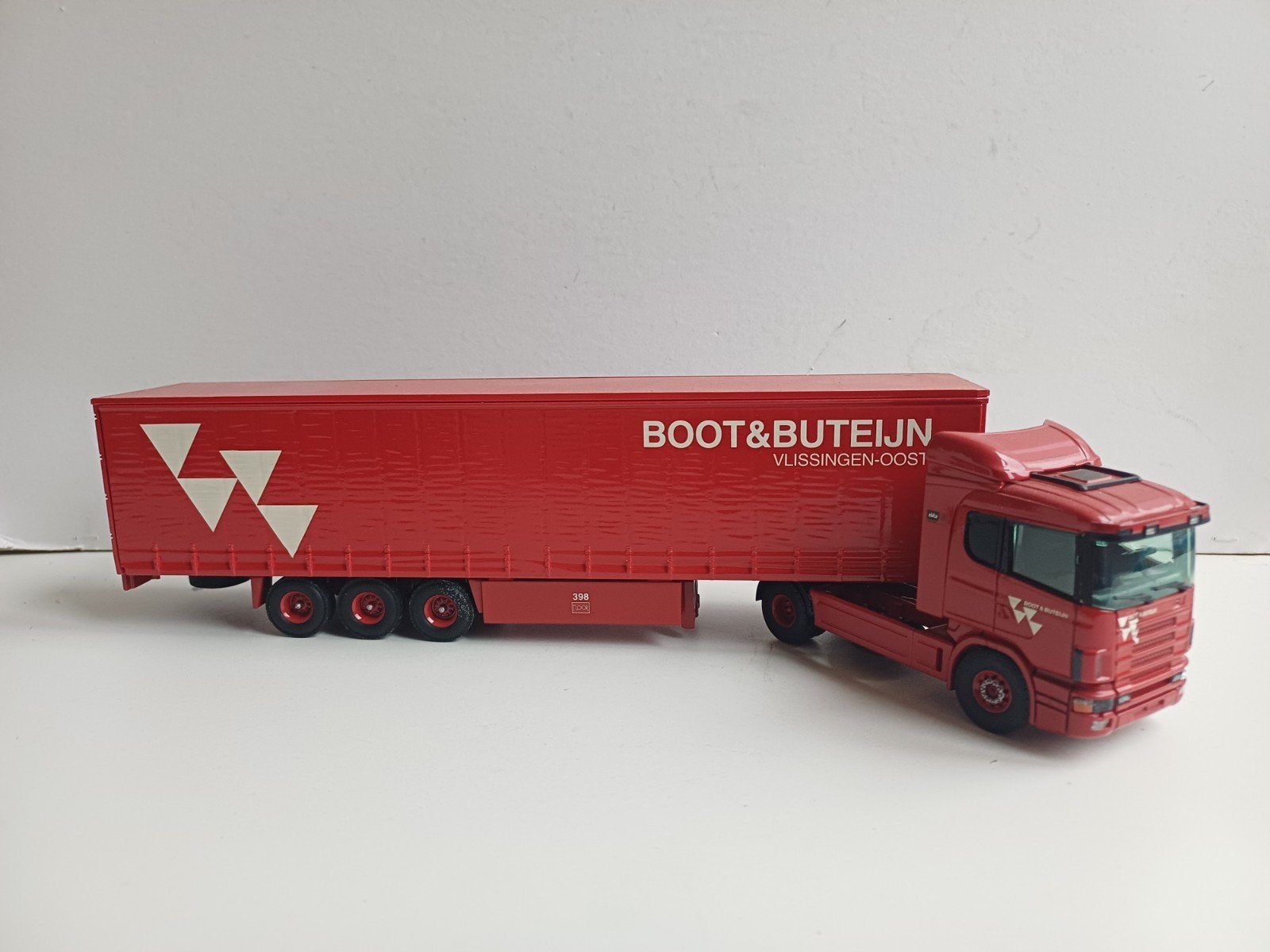 Scania 124 Boot Buteijn Vlissingen Tekno 1:50, Ophalen of Verzenden, Gebruikt, Bus of Vrachtwagen, Tekno
