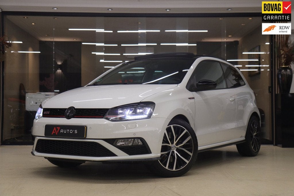 Volkswagen Polo 1.8 TSI GTI NAP /PANO/STOELVER/CARPLAY/CAM/B, Auto's, Stof, Gebruikt, Euro 6, Origineel Nederlands