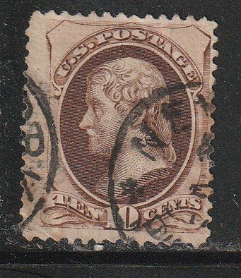 U.S.A 1870 - Jefferson, Postzegels en Munten, Postzegels | Amerika, Ophalen, Gestempeld, Noord-Amerika