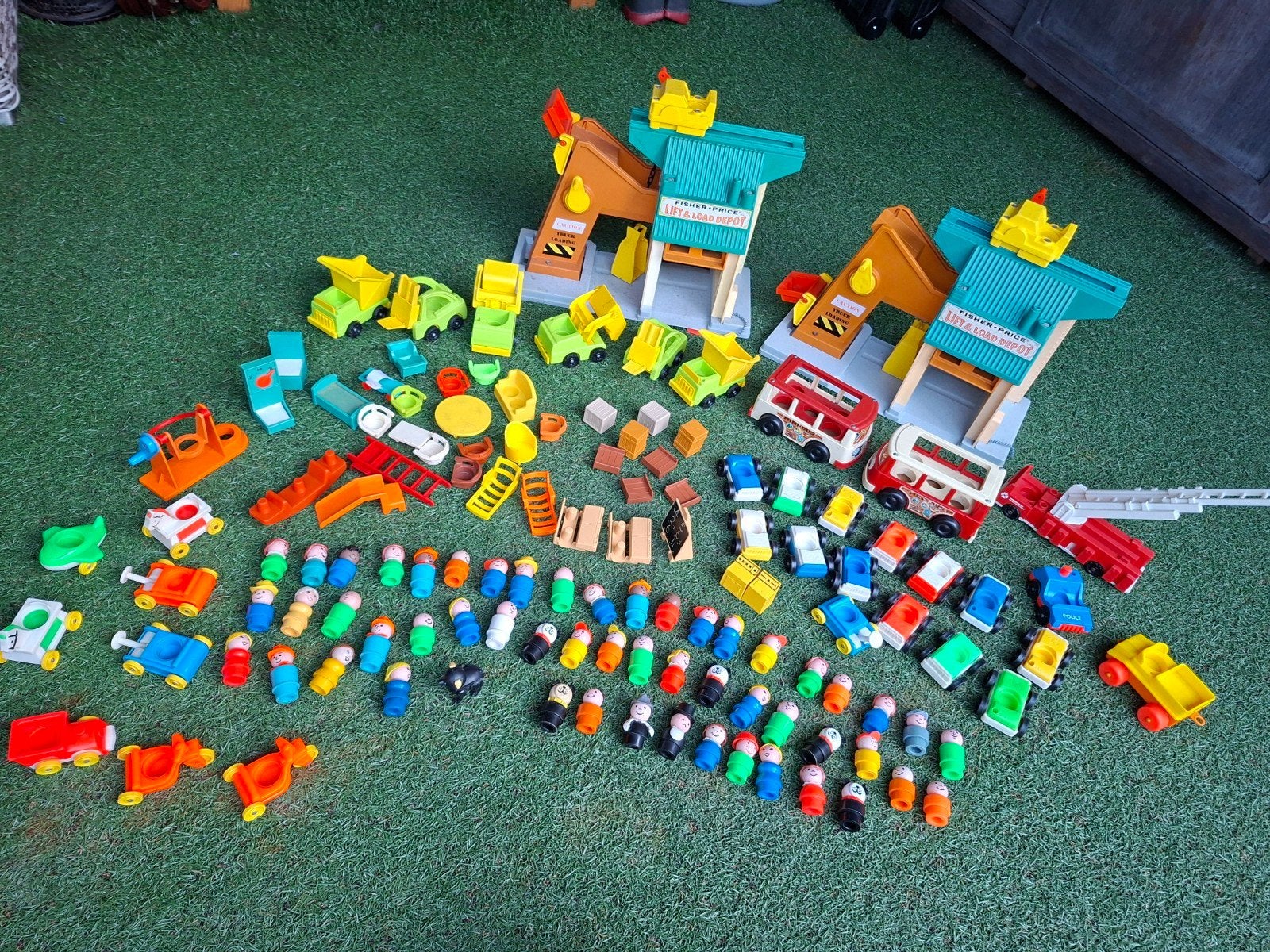 Enorme hoeveelheid vintage fisher price, Ophalen, Gebruikt, Speelset