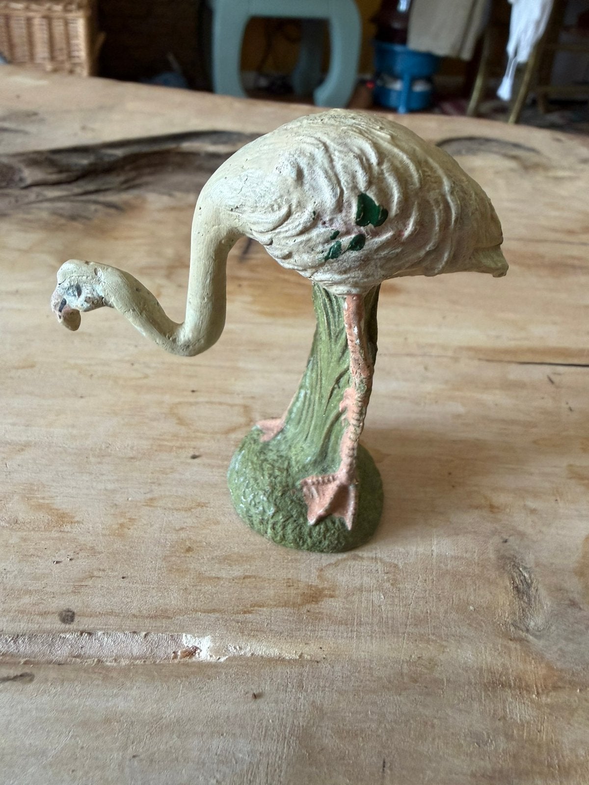 Elastolin witte flamingo, Ophalen of Verzenden