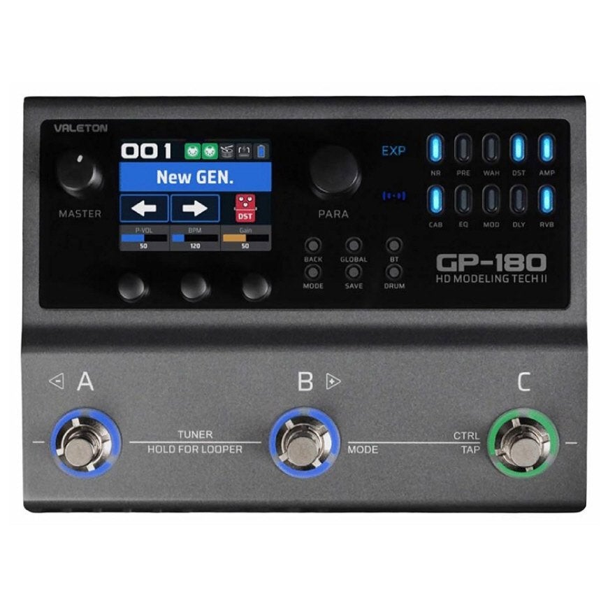 Valeton GP 180 / GP180 Multi Effects Processor SUPERPRIJS, Valeton Holding BV, Info@valeton.net, Nieuw, Ophalen of Verzenden