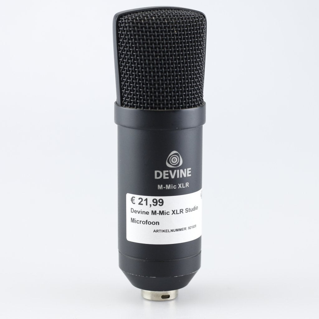 Devine M-Mic XLR Studio Microfoon, Muziek en Instrumenten, Devine, Zo goed als nieuw, Sales@devineco.com, 42808 Christy Street, Suite 116
Fremont, CA 94538
USA