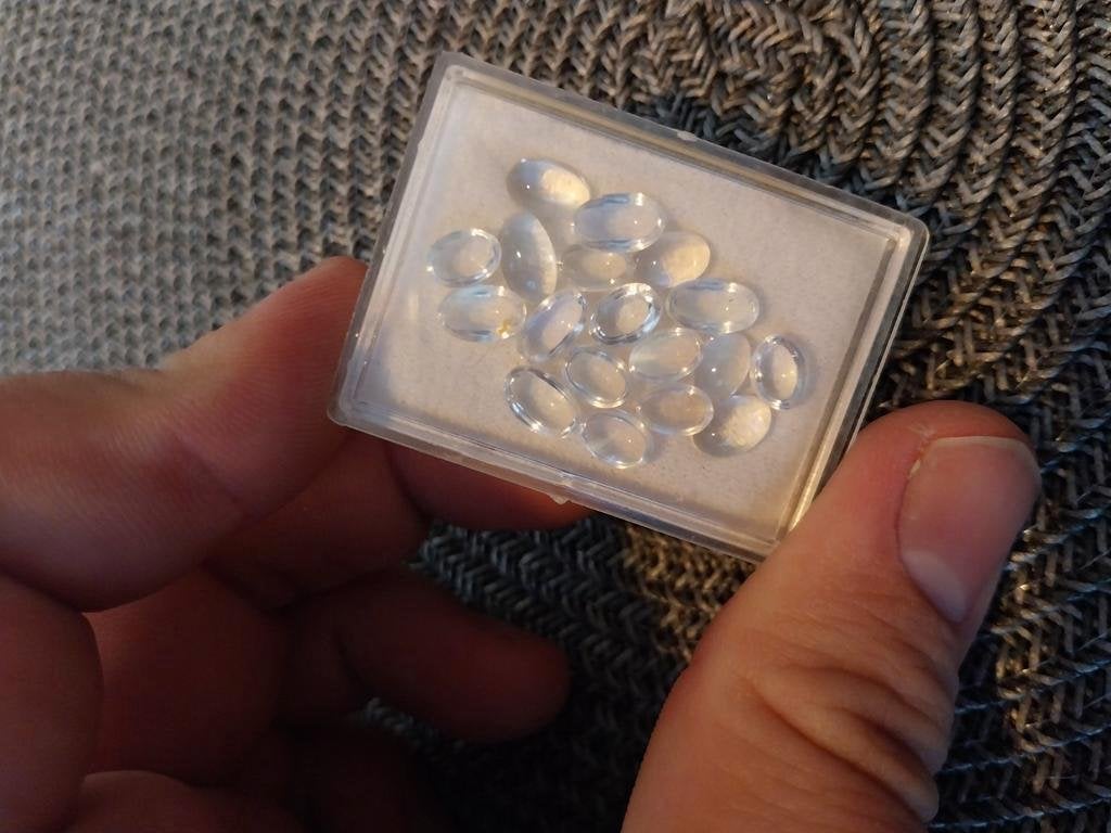 AAA ovaal cabochon geslepen maansteen, Sieraden, Tassen en Uiterlijk, Edelstenen, Ophalen of Verzenden, Nieuw