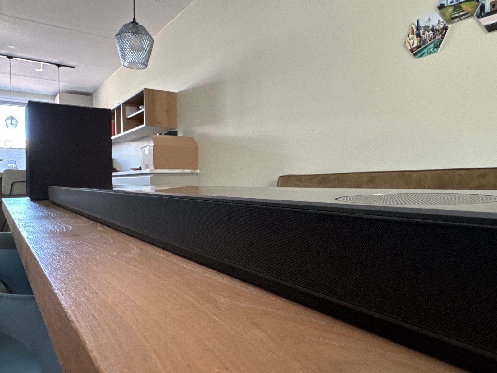 LG SL10YG Soundbar met draadloze subwoofer en afstandsbedien, Audio, Tv en Foto, Soundbars, Ophalen, Bluetooth, Gebruikt