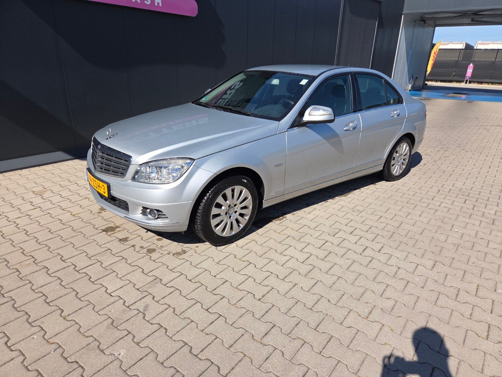 Mercedes-Benz C-Klasse 1.8 C200 Kompressor Sedan 2007 Grijs, Auto's, Mercedes-Benz, 745 kg, Achterwielaandrijving, 1800 kg, 4 cilinders