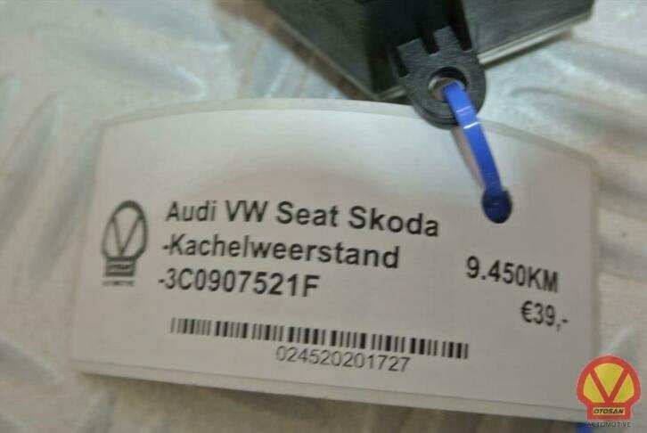 audi vw seat skoda kachelweerstand 3c0907521f, Gebruikt, AUDI AG, Auto-Union-Strasse 1
85045  Ingolstadt, DE, Kundenbetreuung@audi.de