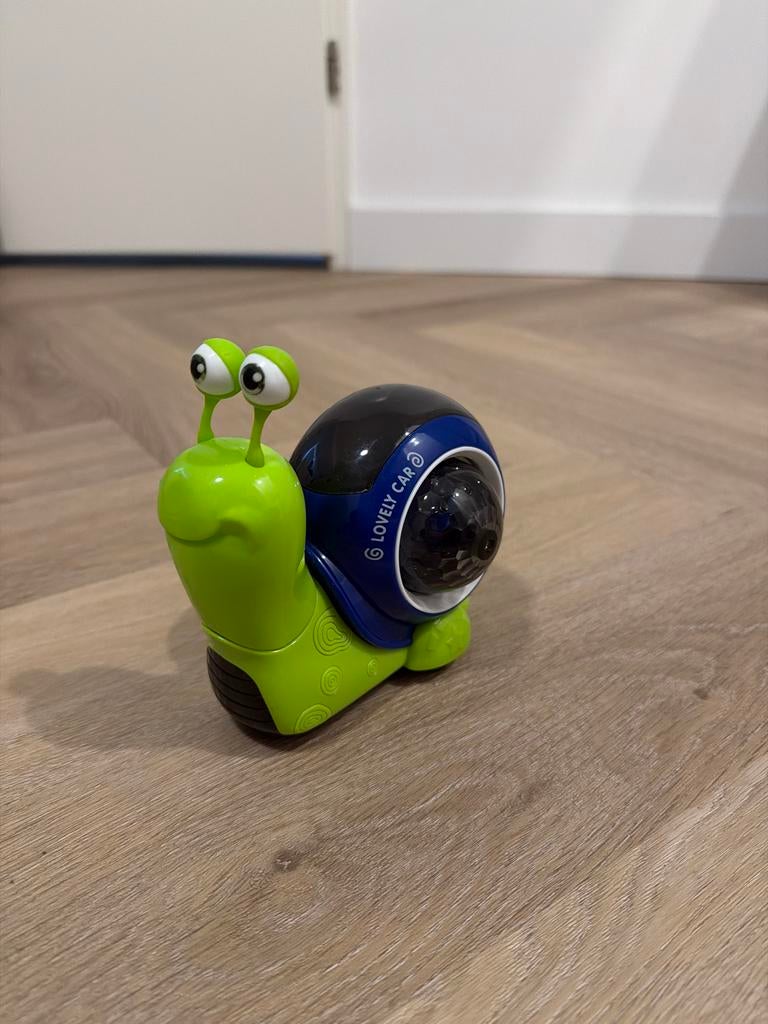 Leuke slak speelgoedauto met licht en geluid, Ophalen, Gebruikt, Auto, Met licht