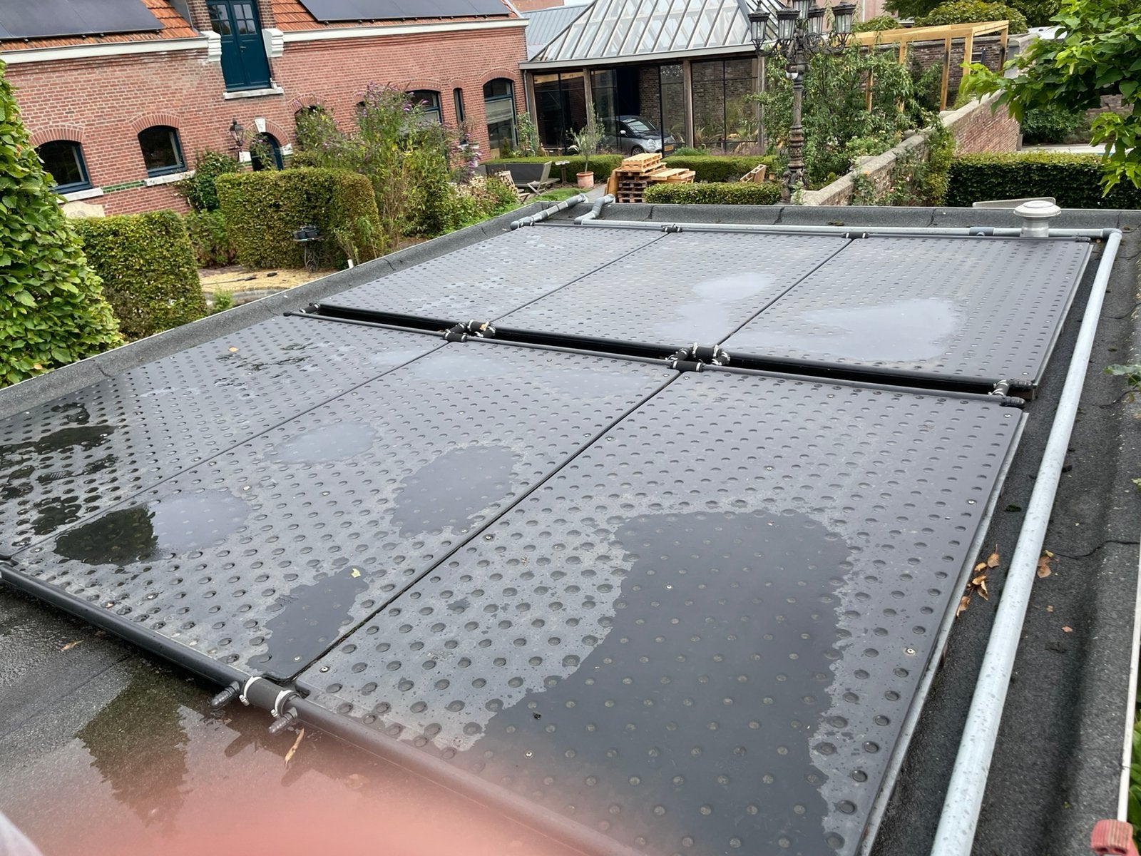 Zwembadverwarming zonnecollectoren