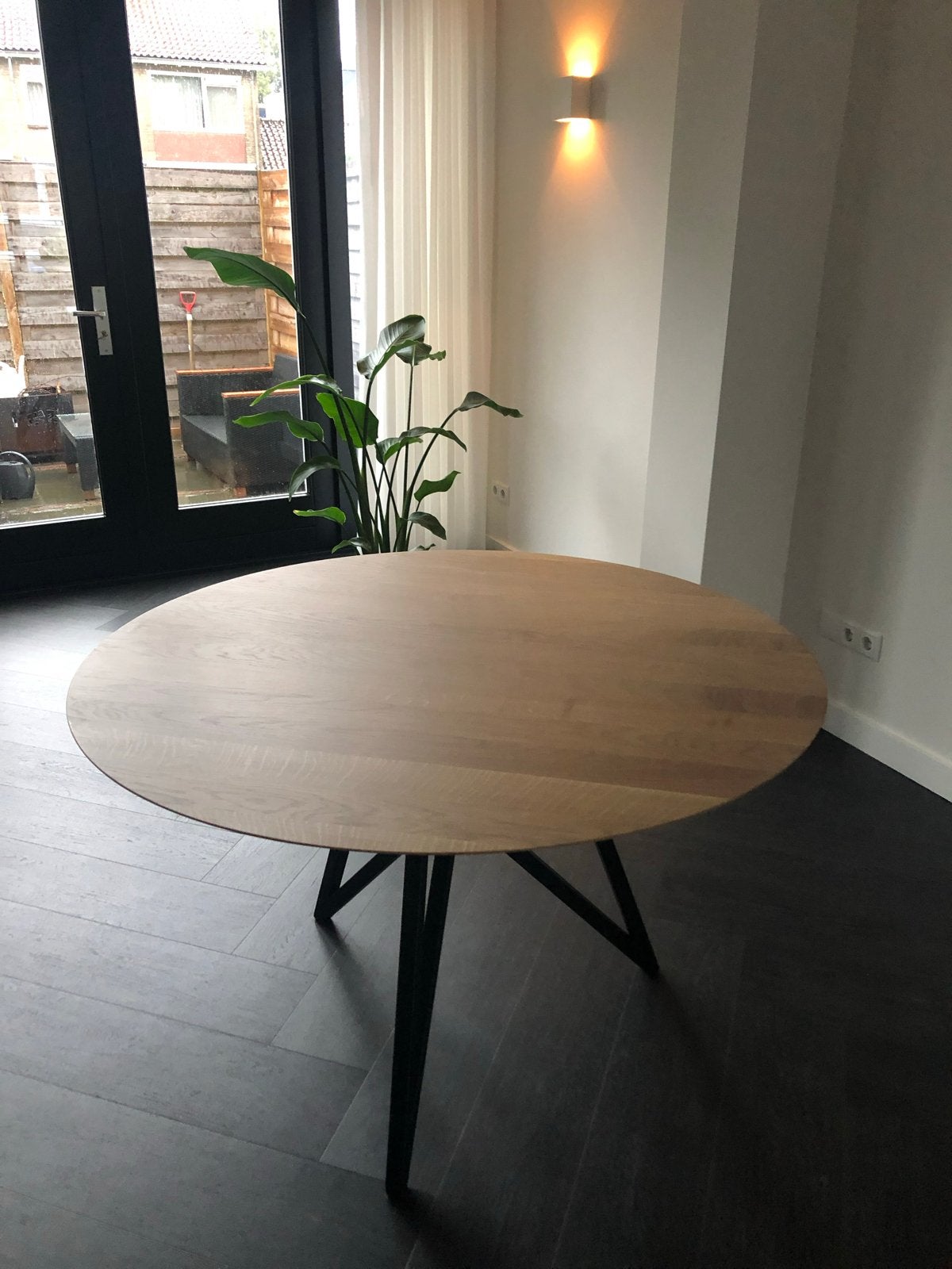 Eettafel Studio Henk, Ophalen, Rond, 100 tot 150 cm