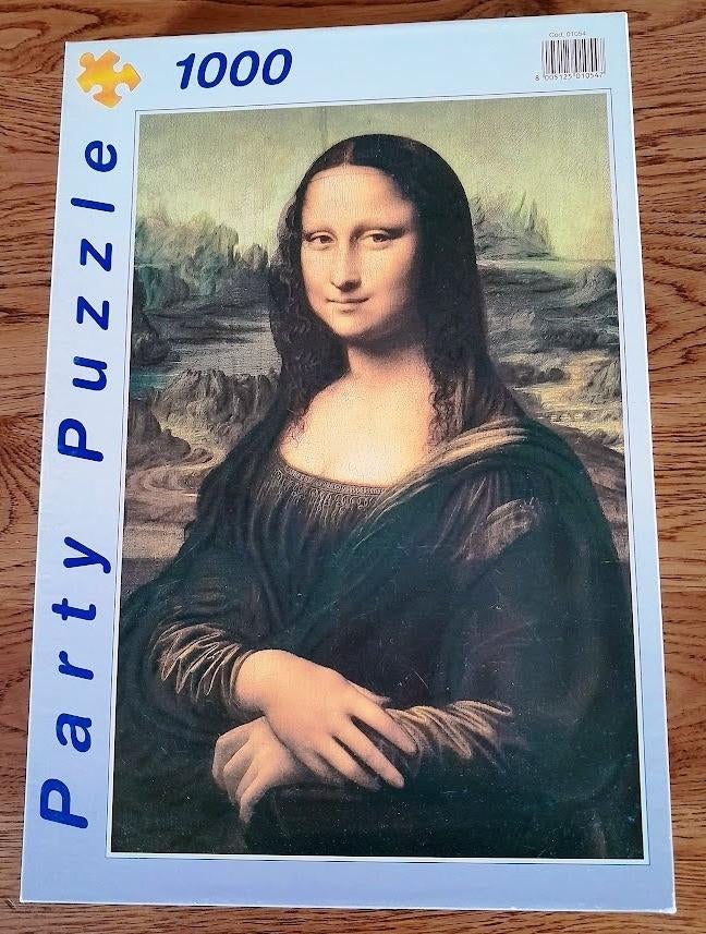 Mona Lisa legpuzzel, Ophalen of Verzenden, 500 t/m 1500 stukjes, Gebruikt, Legpuzzel