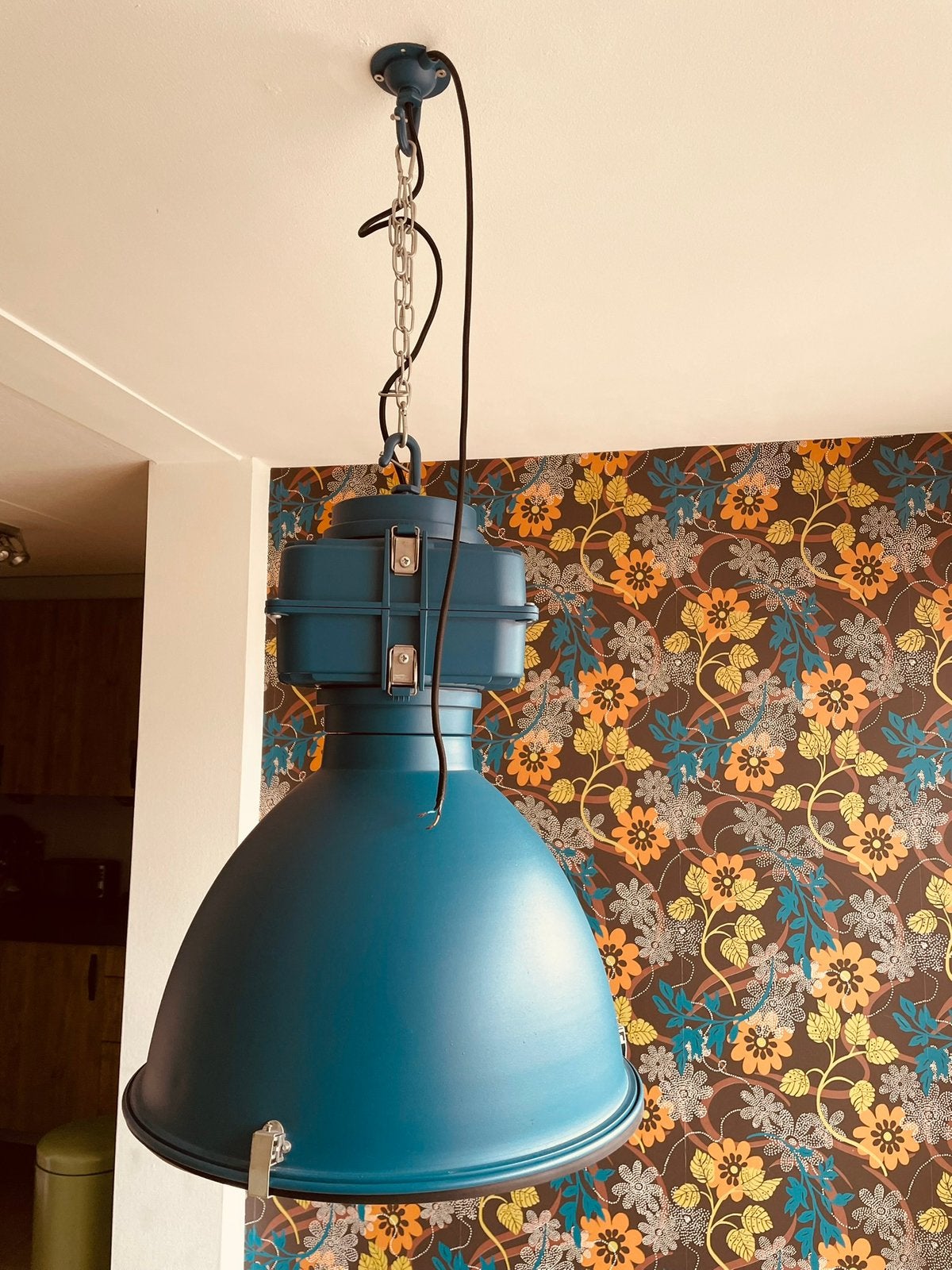 Industriële hanglamp., Ophalen, Zo goed als nieuw