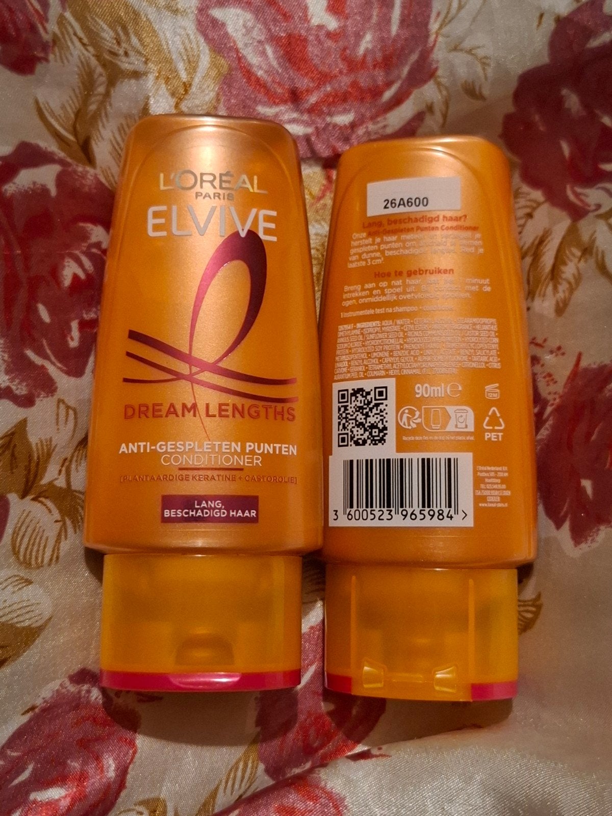 2x L'Oréal Elvive Dream Lengths Conditioner 90ml, Verzenden, Nieuw, Shampoo of Conditioner