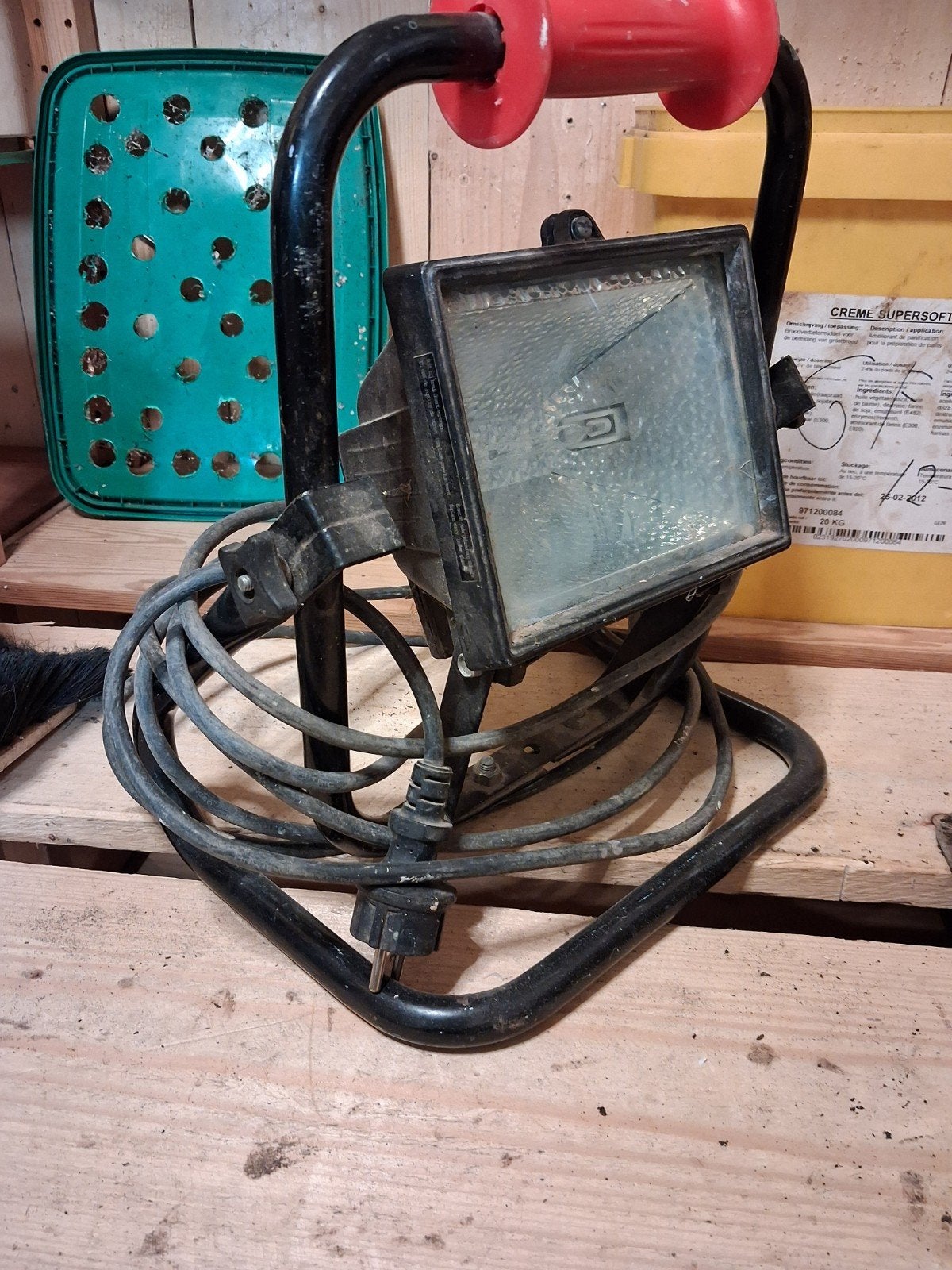 bouwlamp, Ophalen, Lamp