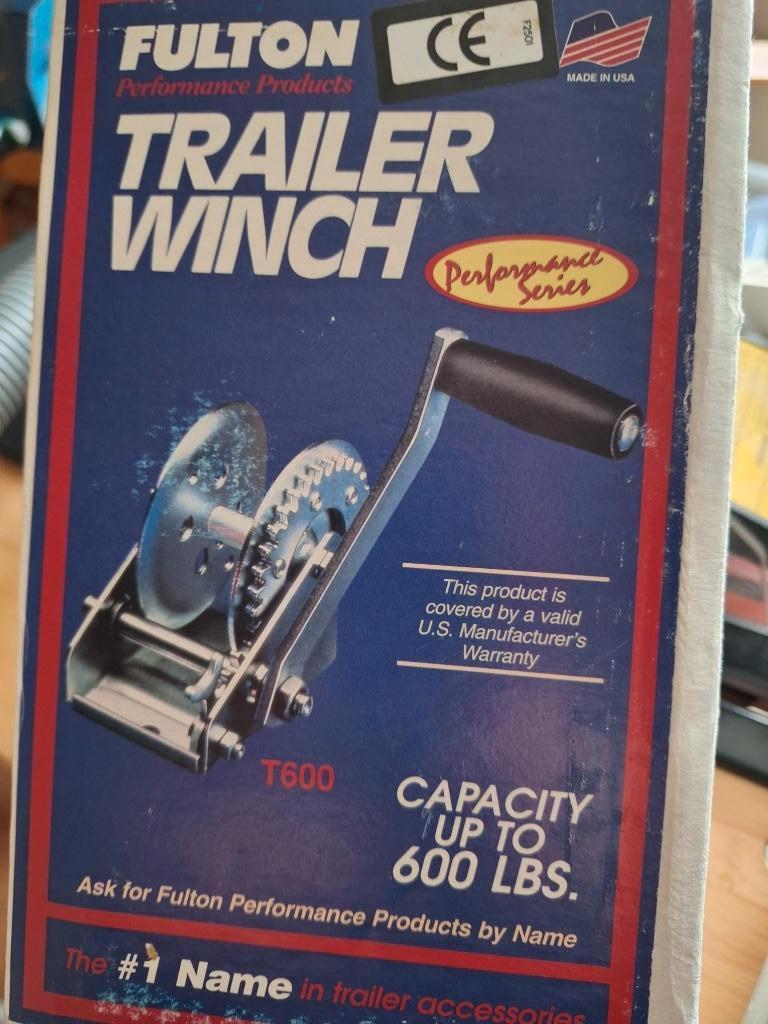 fulton trailer winch, Ophalen, Gebruikt