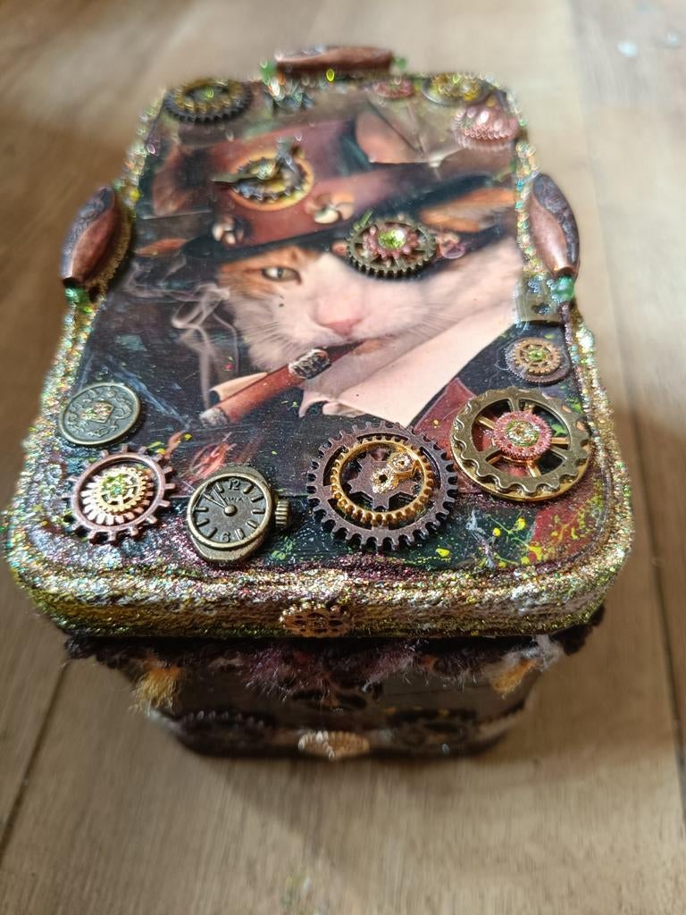 Cat - Steampunk Box, Ophalen of Verzenden