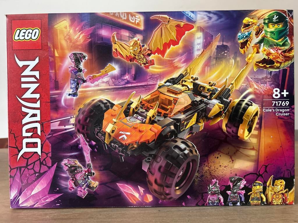 LEGO NINJAGO 71769 🥷 Cole's Dragon Cruiser, Ophalen of Verzenden, Zo goed als nieuw, Complete set, Lego