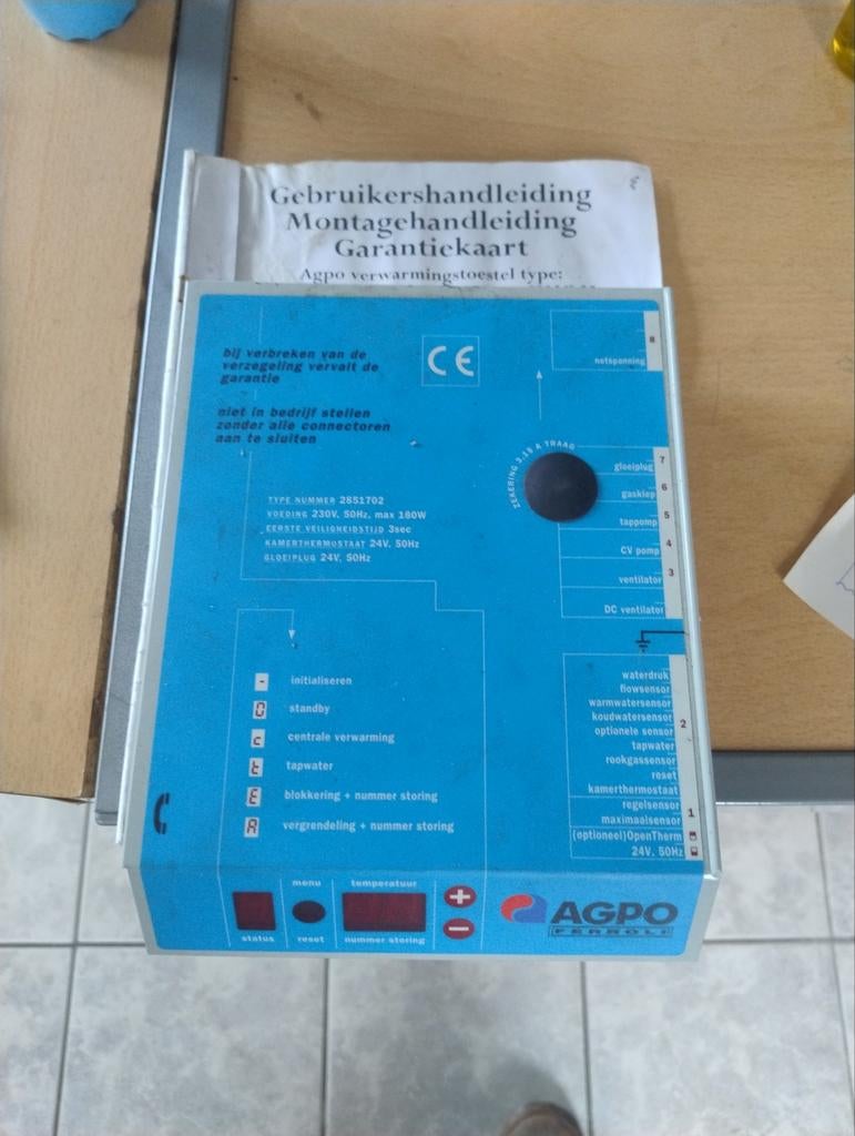 Agpo branderautomaat - Gebruikt, Ophalen of Verzenden, Gebruikt