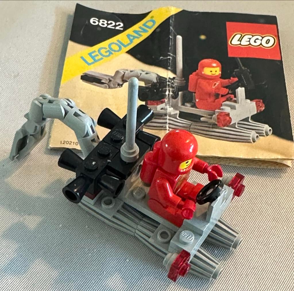 Vintage Lego Legoland 6822 Space Digger, Kinderen en Baby's, Speelgoed | Duplo en Lego, Ophalen of Verzenden, Gebruikt, Complete set