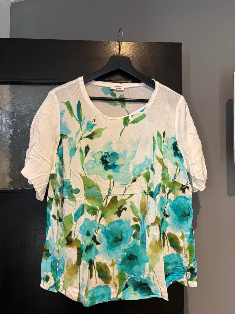 Sommermann shirt maat 46, Kleding | Dames, Blauw, Maat 46/48 (XL) of groter, Ophalen of Verzenden, Zo goed als nieuw