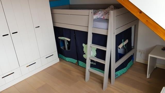 Lifetime Halfhoogslaper Frame zonder bed - Greywash, Ophalen, Zo goed als nieuw, Halfhoogslaper