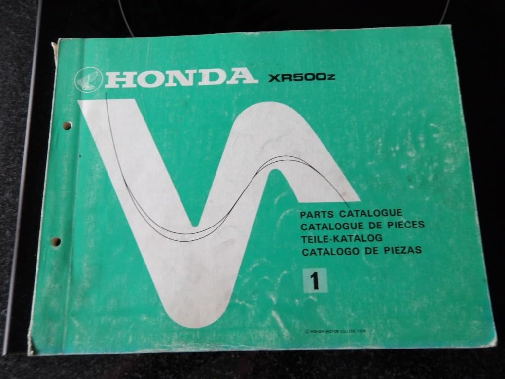Origineel Werkplaatshandboek Honda XR500 Z XR500Z, Verzenden, Honda