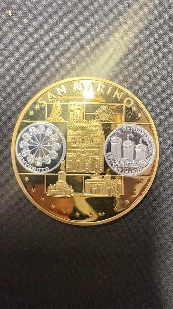 San Marino Penning, Ophalen of Verzenden, San Marino, 2 euro