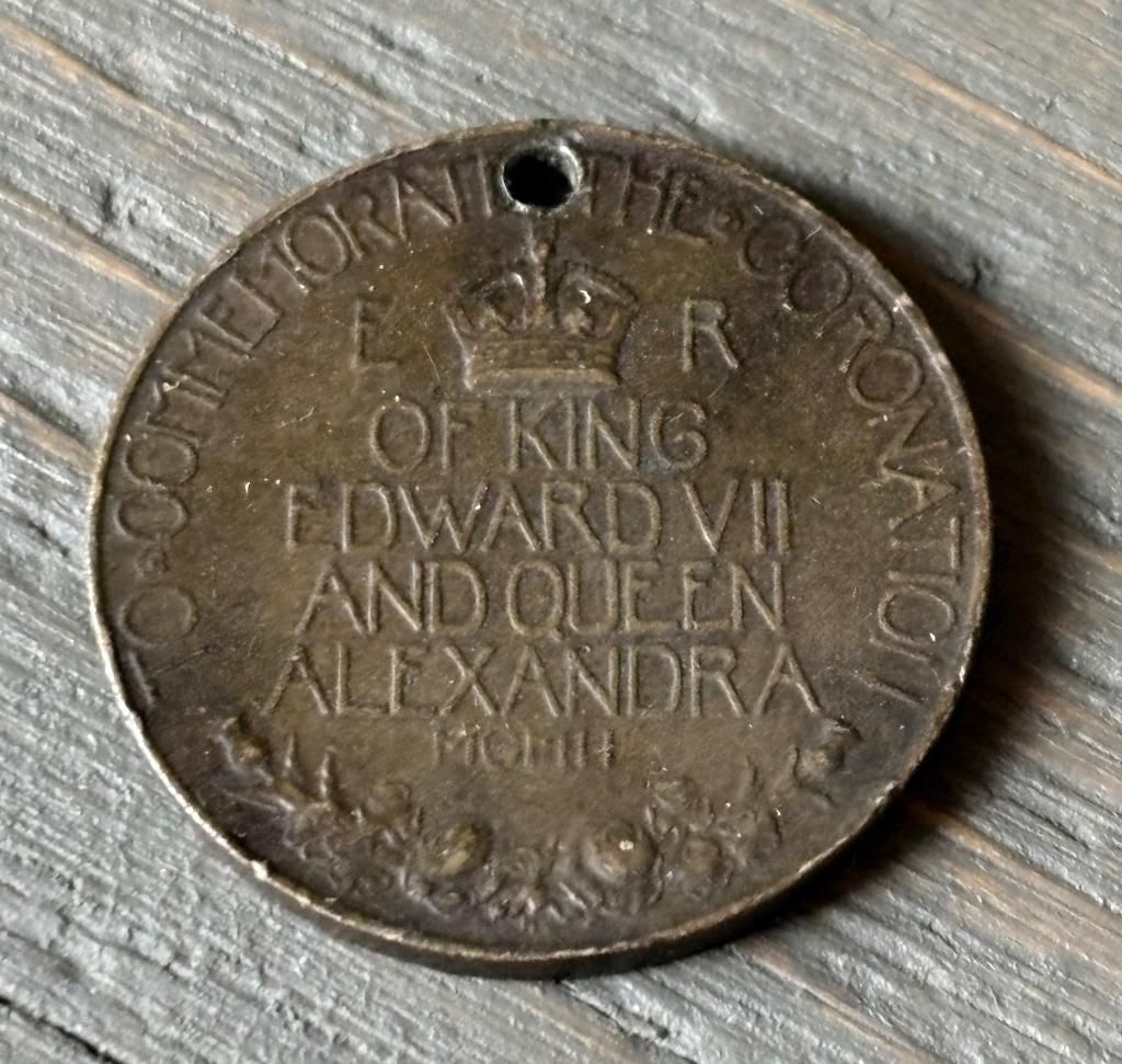 Coronation coin Edward VII, Postzegels en Munten, Ophalen of Verzenden, Overige landen, Losse munt