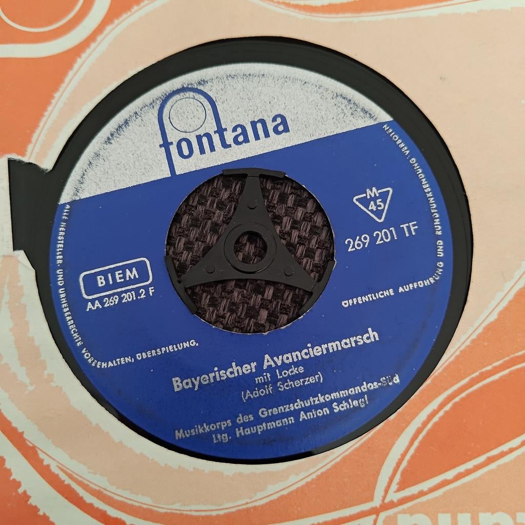 Fontana Single - Bayerischer Avanciermarsch, Ophalen of Verzenden, 7 inch