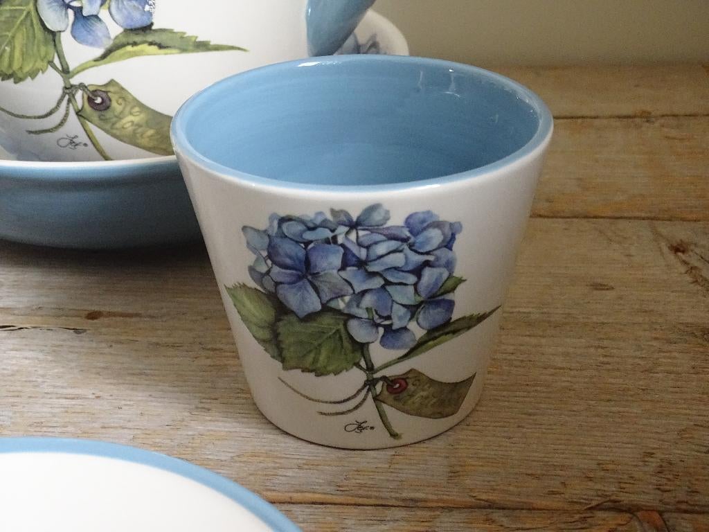 Servies, Jet (by Ter Steege) HORTENSIA, Gebruikt, Overige typen, Ophalen of Verzenden, Overige stijlen