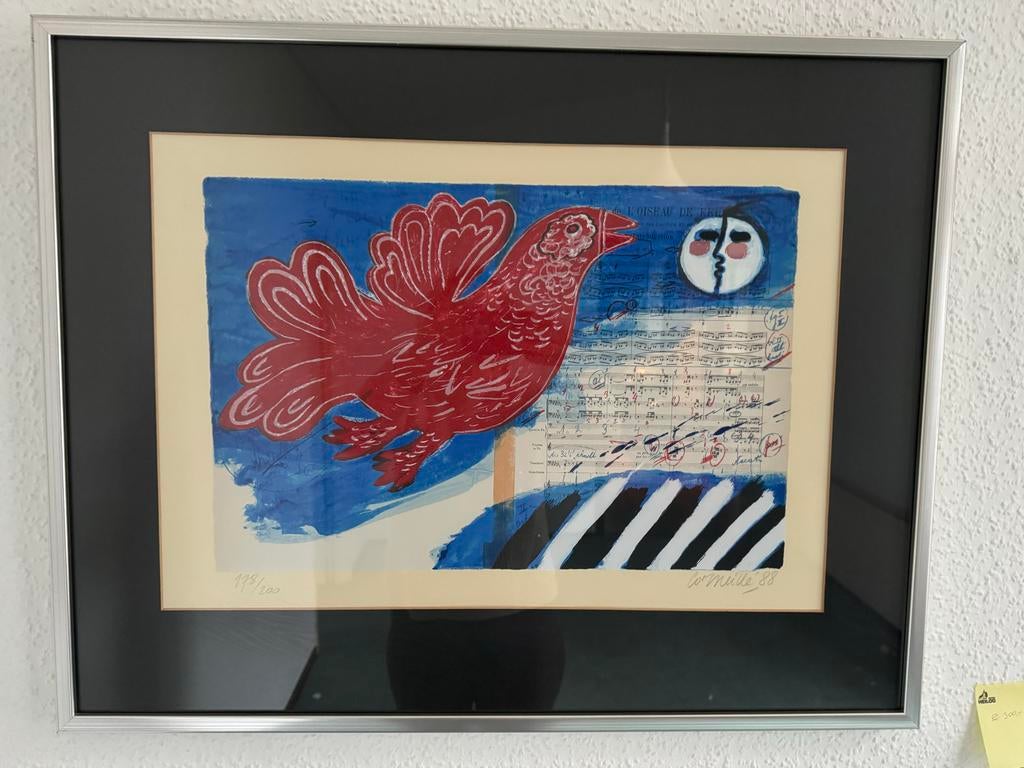 Litho Corneille - 75x59 cm, Ophalen of Verzenden
