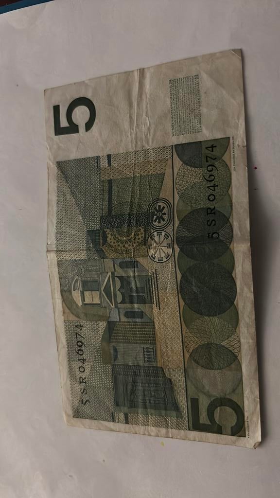 5 euro van april 1966, Postzegels en Munten, Bankbiljetten | Nederland, Ophalen of Verzenden, 5 gulden