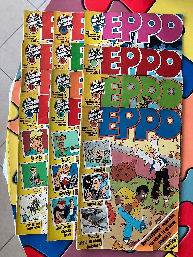 EPPO striptijdschriften, Boeken, Gelezen, Ophalen of Verzenden, Verschillende, Meerdere stripboeken