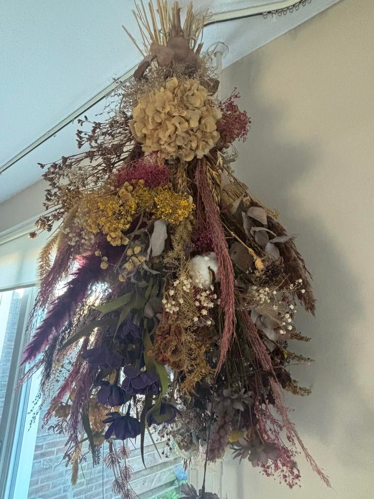 Droogbloemen boeket, Ophalen, Gebruikt