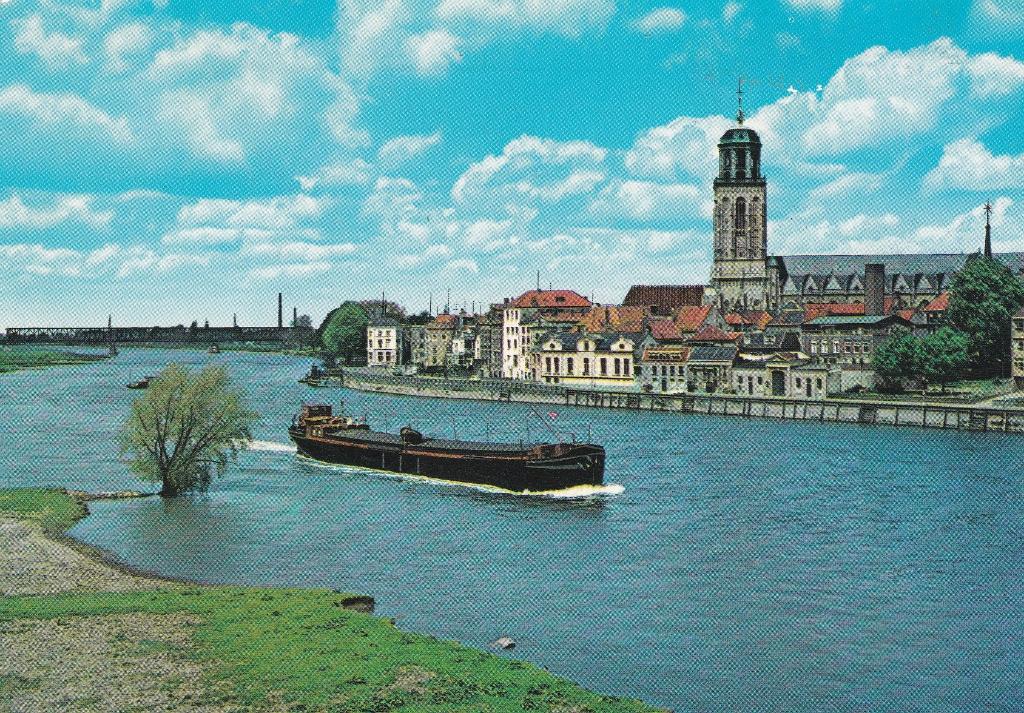 GA1207 Gezicht op Deventer Batmen Wilp Voorst 1977, Verzenden, 1960 tot 1980, Gelopen, Overijssel