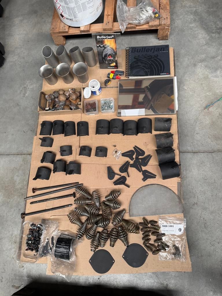 Bullerjan kachel renovatie parts., Huis en Inrichting, Kachels, Ophalen, Zo goed als nieuw, Hout, Houtkachel
