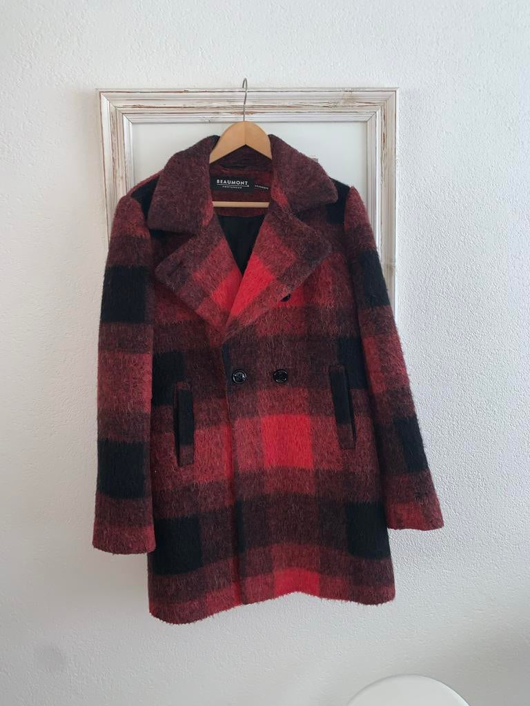 Beaumont Amsterdam Mohair Jas - Maat 42, Kleding | Dames, Jassen | Winter, Ophalen of Verzenden, Zo goed als nieuw, Maat 42/44 (L)