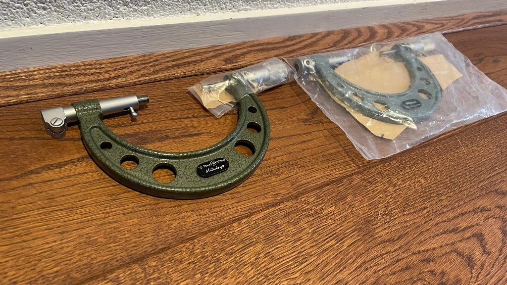 Mitutoyo passameter Tolerantieschroefmaat Micrometer 50-75mm, Doe-het-zelf en Verbouw, Meetapparatuur, -, Nieuw, Ophalen of Verzenden