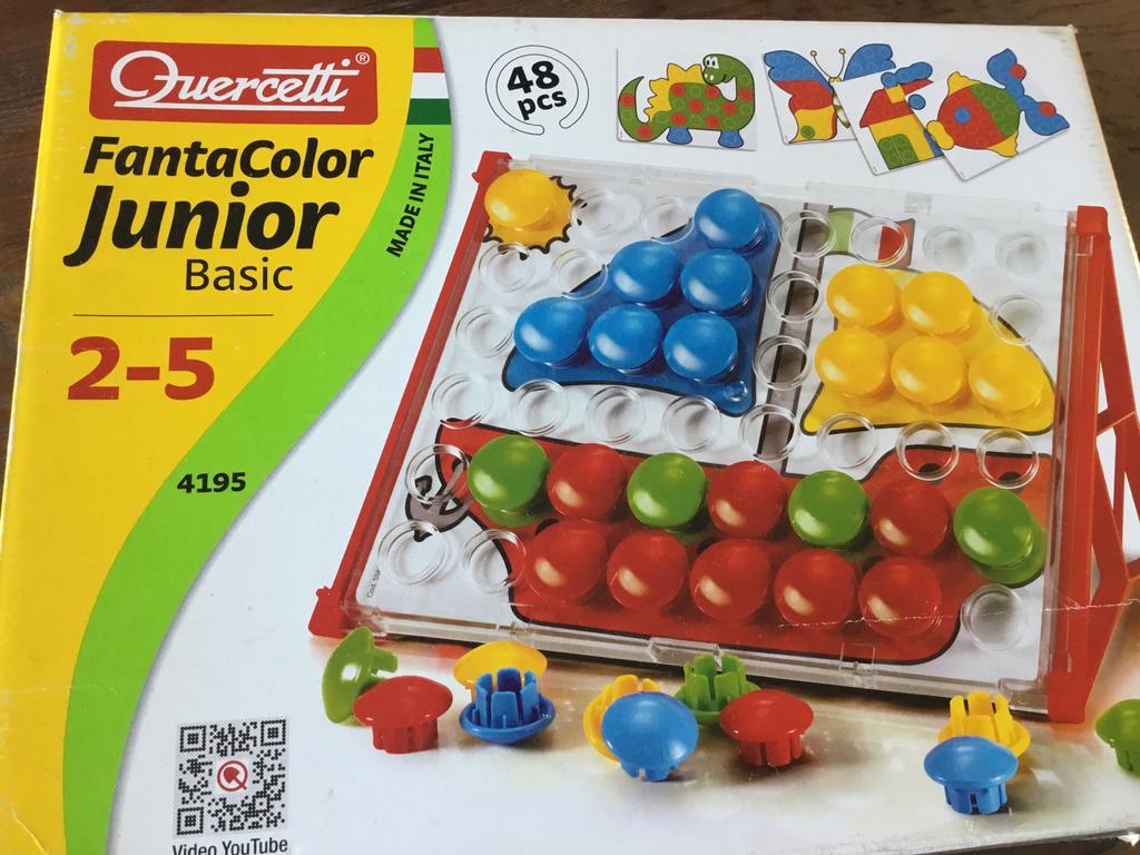 FantaColor Junior Basic Quercetti, insteek mozaïek, Ophalen of Verzenden, Gebruikt, Puzzelen