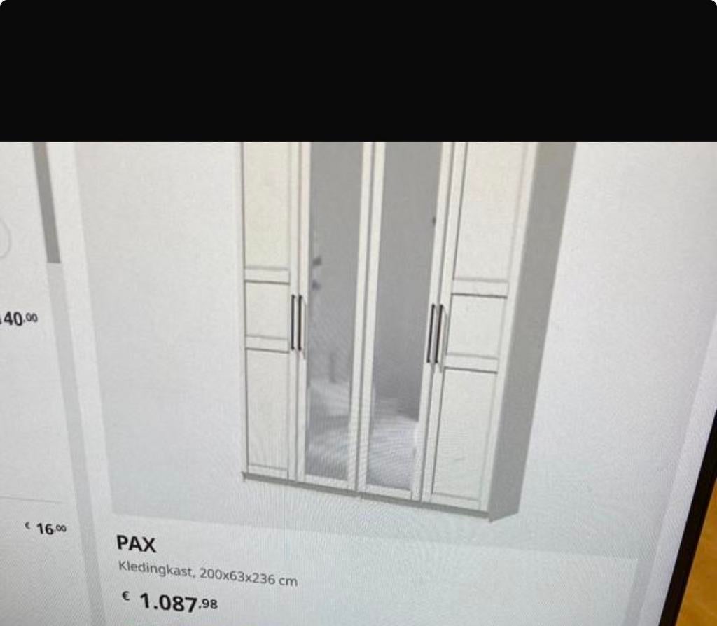 Ikea Pax double dressing fully equiped, Ophalen, Zo goed als nieuw