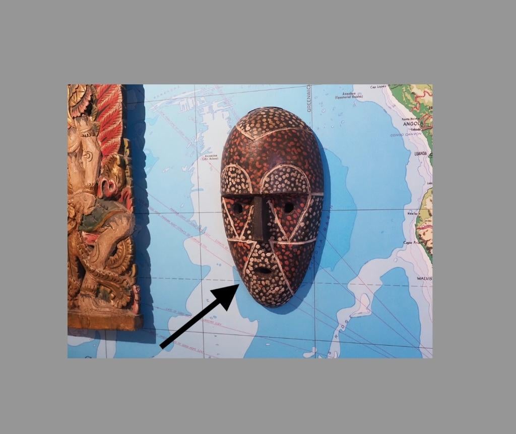 Ndaka masker Congo (251019-08), Antiek en Kunst, Kunst | Niet-Westerse kunst, Ophalen of Verzenden