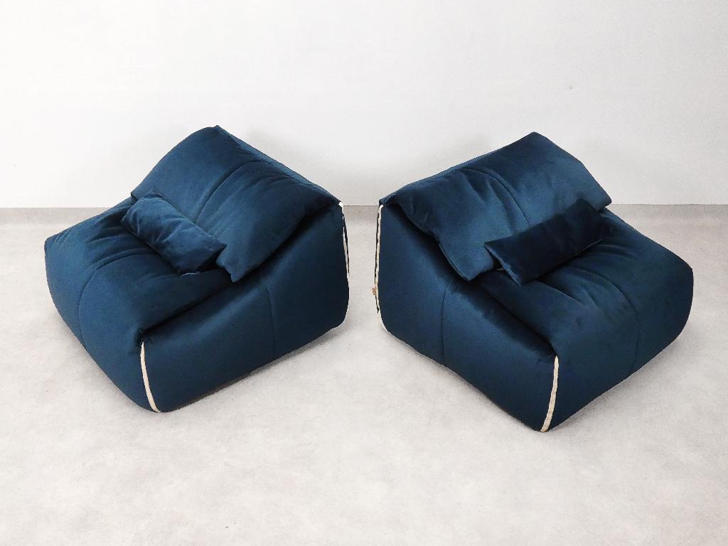 Plumy armchairs - Annie Hiéronimus for Cinna (Ligne Roset), Huis en Inrichting, Fauteuils, Stof, 75 tot 100 cm, Ophalen of Verzenden