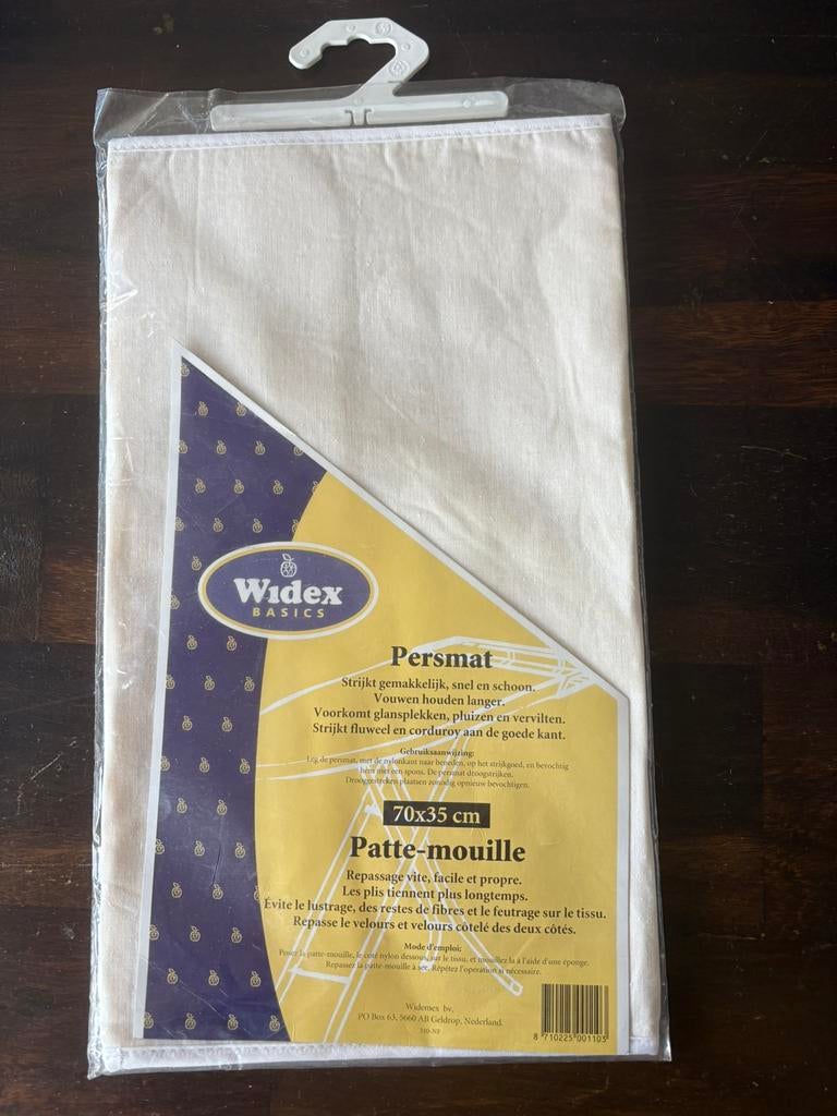 Nieuwe Widex strijkmat 70 x 35 cm, Ophalen of Verzenden, Nieuw, Wit