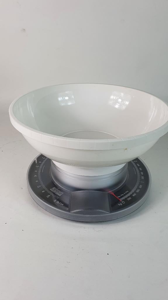 Soehnle Exacta vintage weegschaal rond, 3kg. 8A9, Tweedehands verkoop, Tweedehands verkoop, Gebruikt, Ophalen of Verzenden
