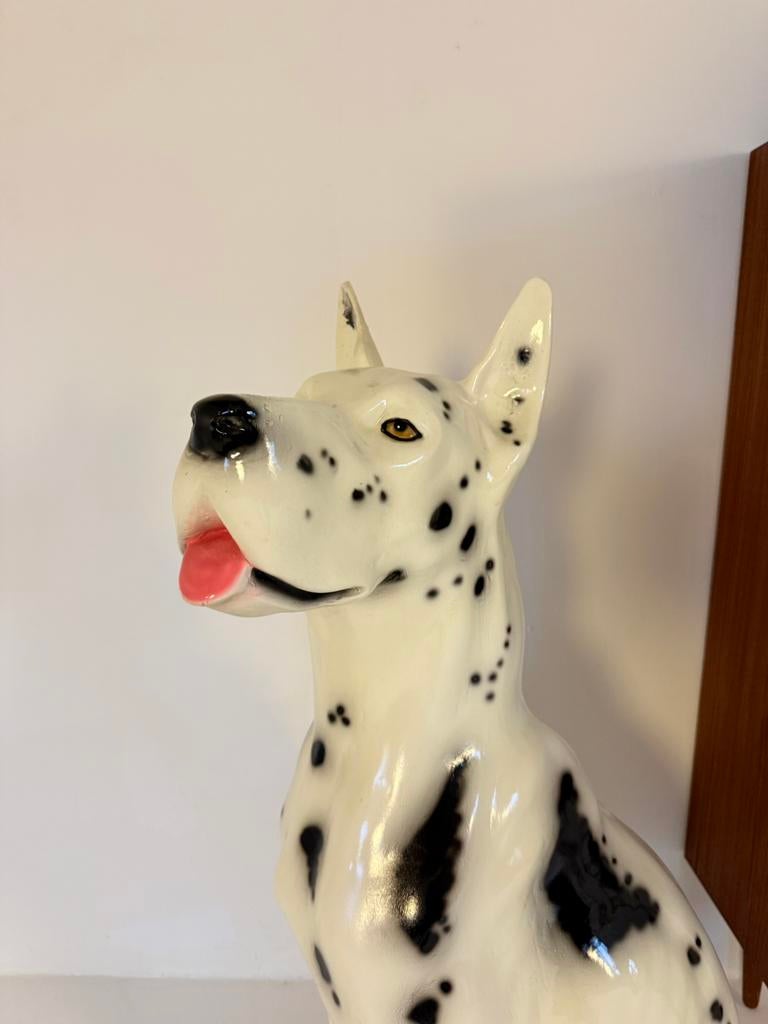 Vintage XXL Keramieken Deense dog, Italië ‘60, Verzamelen, Ophalen of Verzenden, Gebruikt, Dier